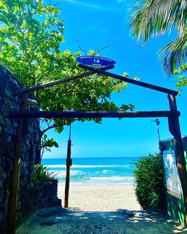 Maresias, Chale H29 Em Condominio De Frente A Entrada 18 Da Praia E Dentro Da Mata Atlantica เซา เซบัสเชียว ภายนอก รูปภาพ